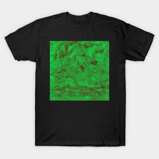 Green abstract art T-Shirt